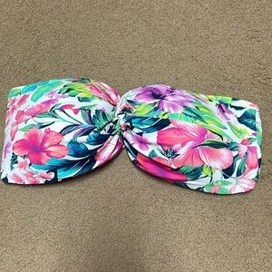 Tommy Bahama bandeau bikini top.